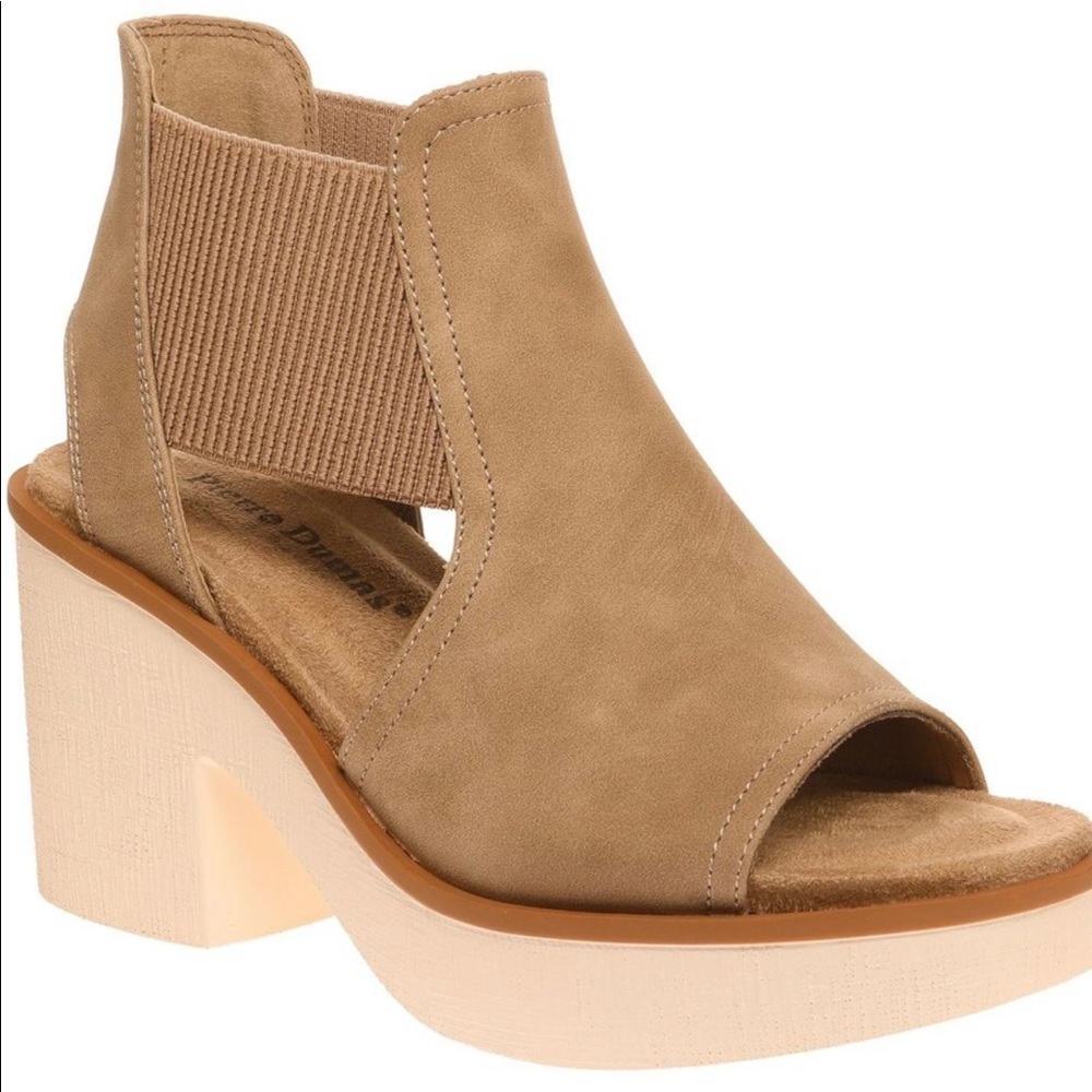 WOMEN'S PEEP TOE DRESS CASUAL PLATFORM PUMPS